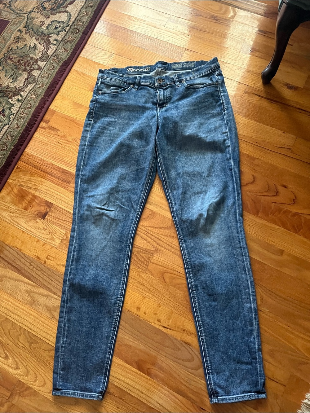 Madewell Women's Skinny Jeans in Medium Blue Wash - Picture 1 of 6